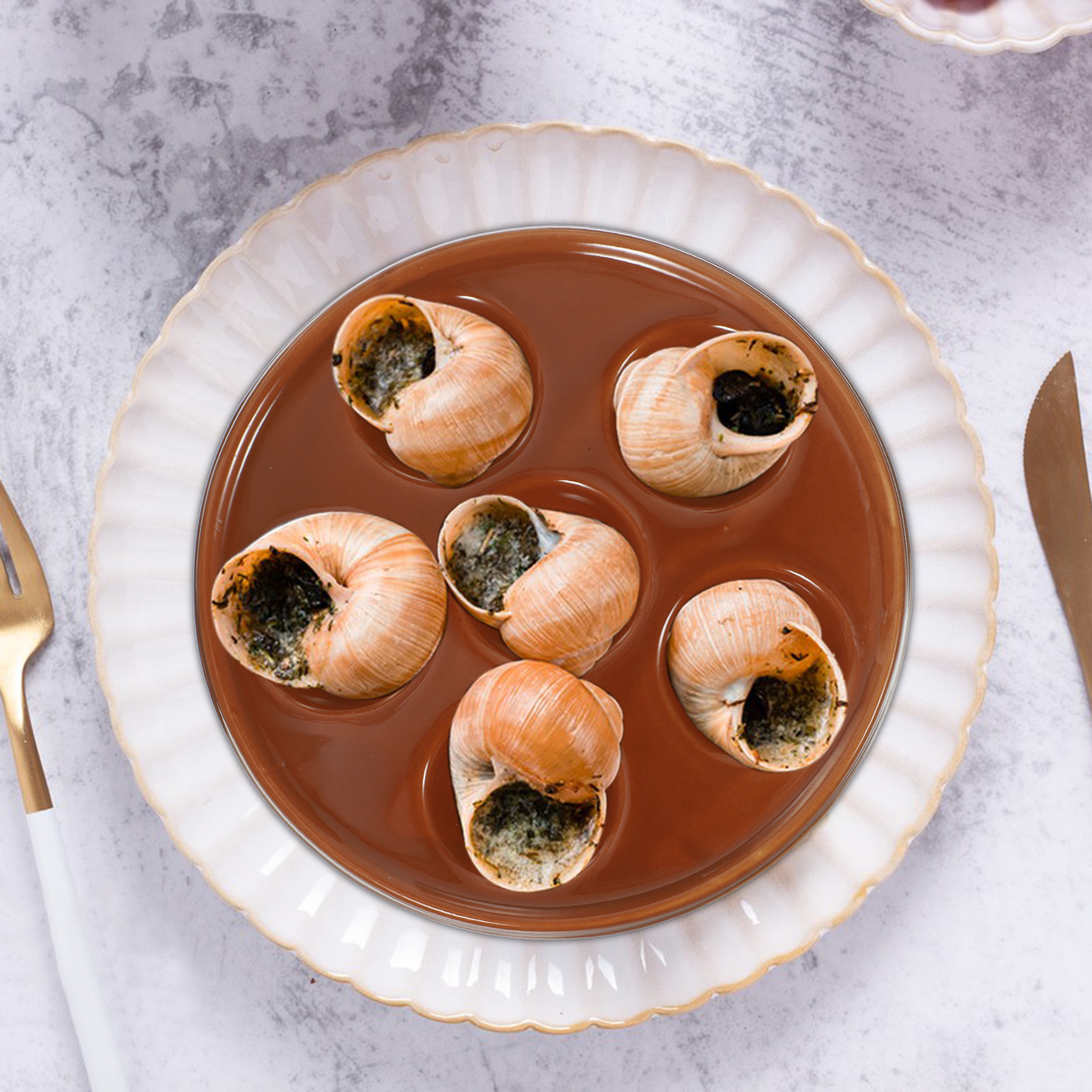 2Pcs Snail Plate Ceramic Bakin - Takoyaki Grill Plate ulasan dan harga