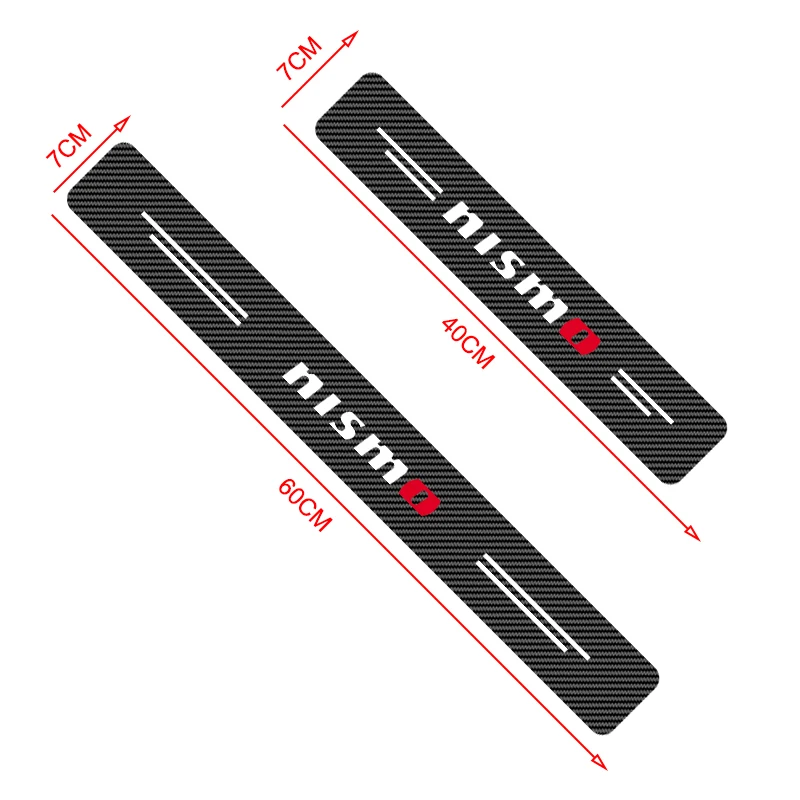 4Pcs Car Door Threshold Carbon - Crepe Pan Carbon ulasan dan harga